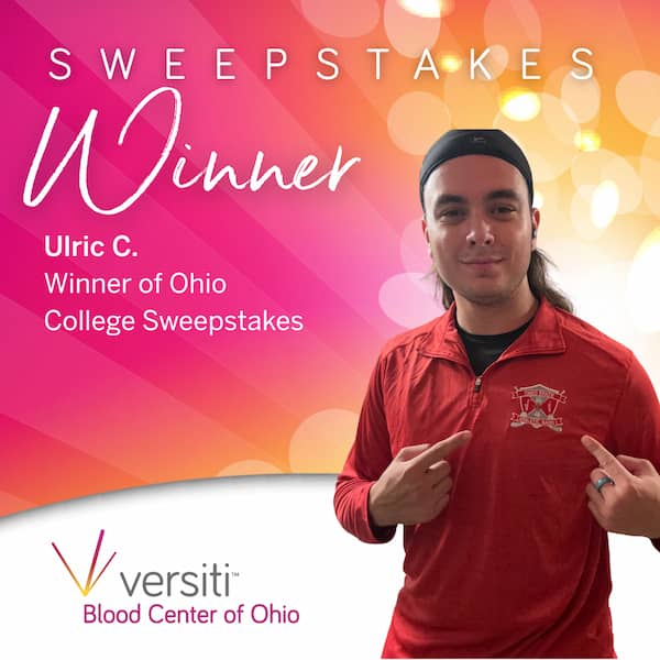 Ulric C. College Sweepstakes Winner