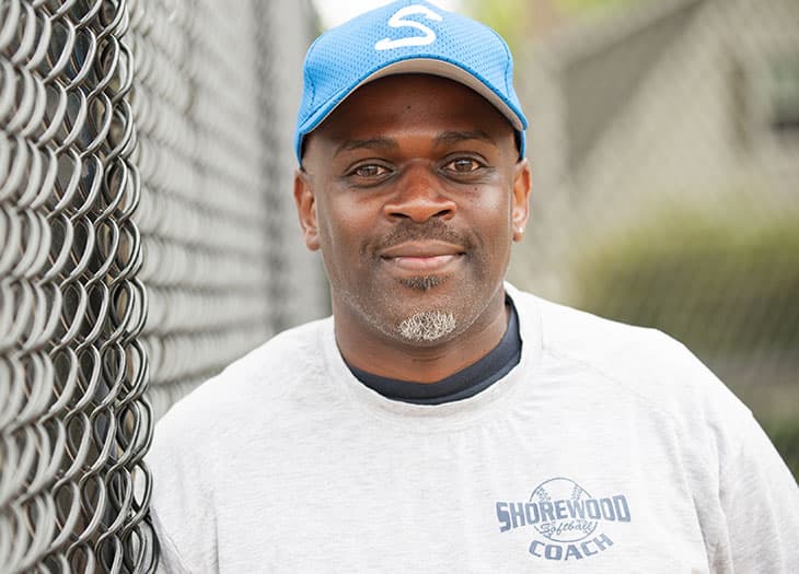 Mario Higgins, rare blood type donor.