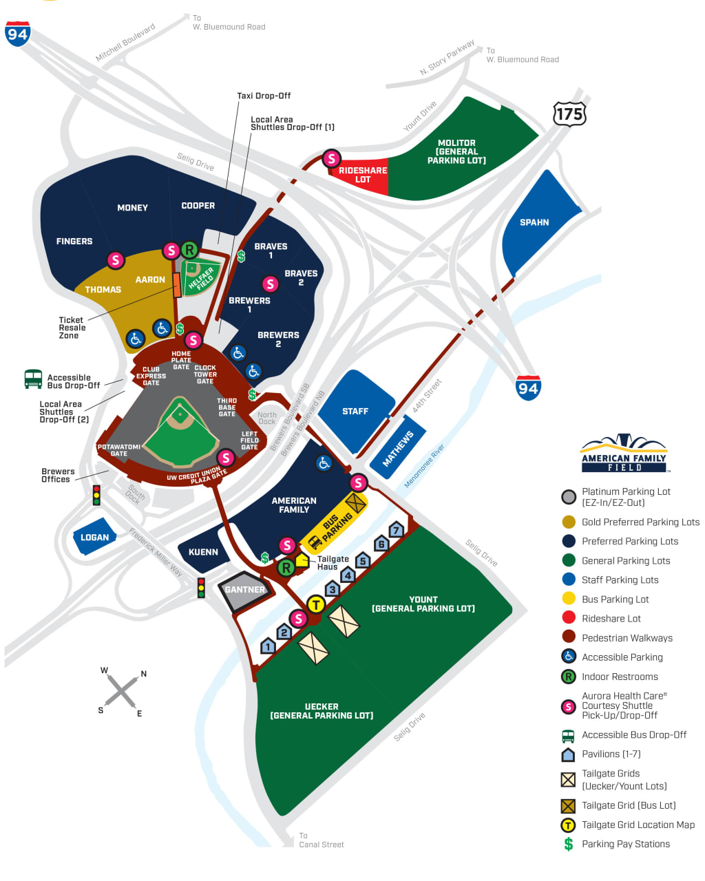 Ticket to Summer Parking Map