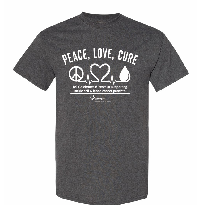 Sickle Cell Awareness blood drive t-shirt