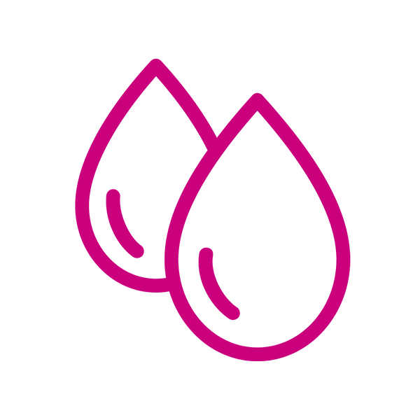 Double Red Blood Donation Icon