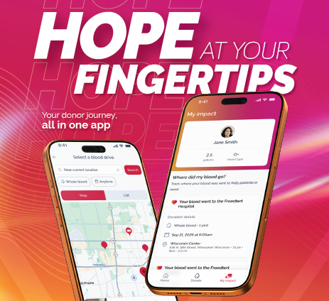 New Versiti Donor App