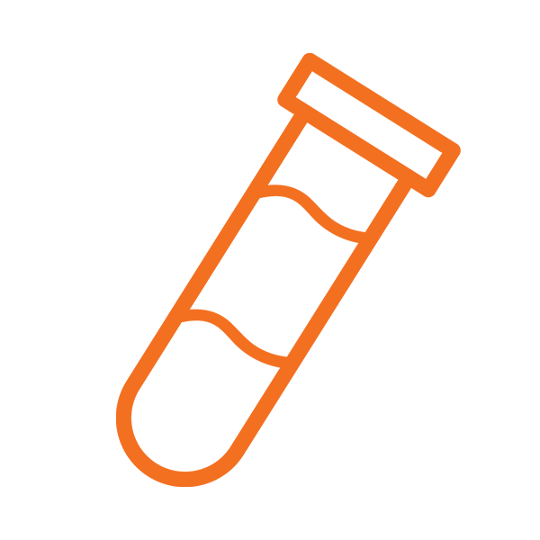 Blood Donation Vial Illustrated Icon