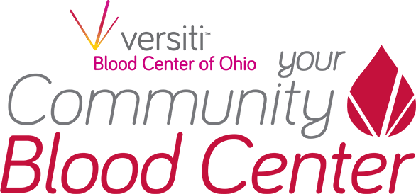 Versiti Blood Center of Ohio Community Blood Center Logos